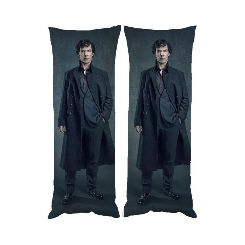 Подушка дакимакура Шерлок декоративная ростовая для обнимания 40x120 см