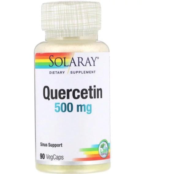 Кверцетін Solaray Quercetin 500 мг 90 капс. (SOR-44685)