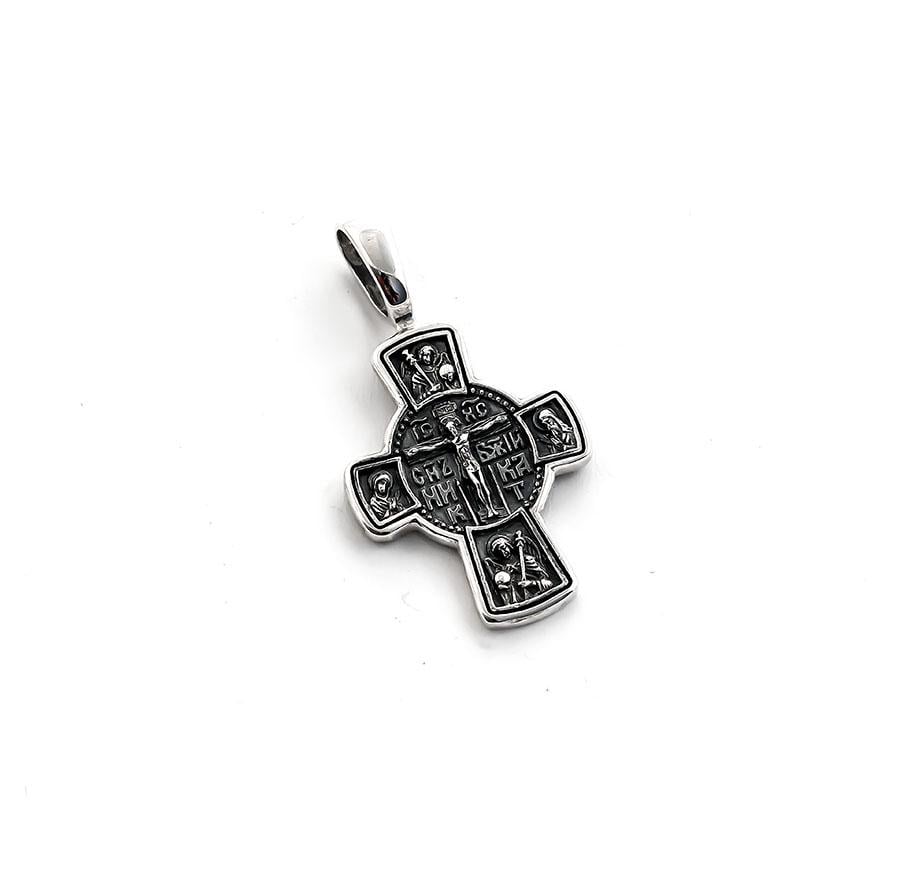 Кулон крест христианский Maxi Silver 7525 (87525)