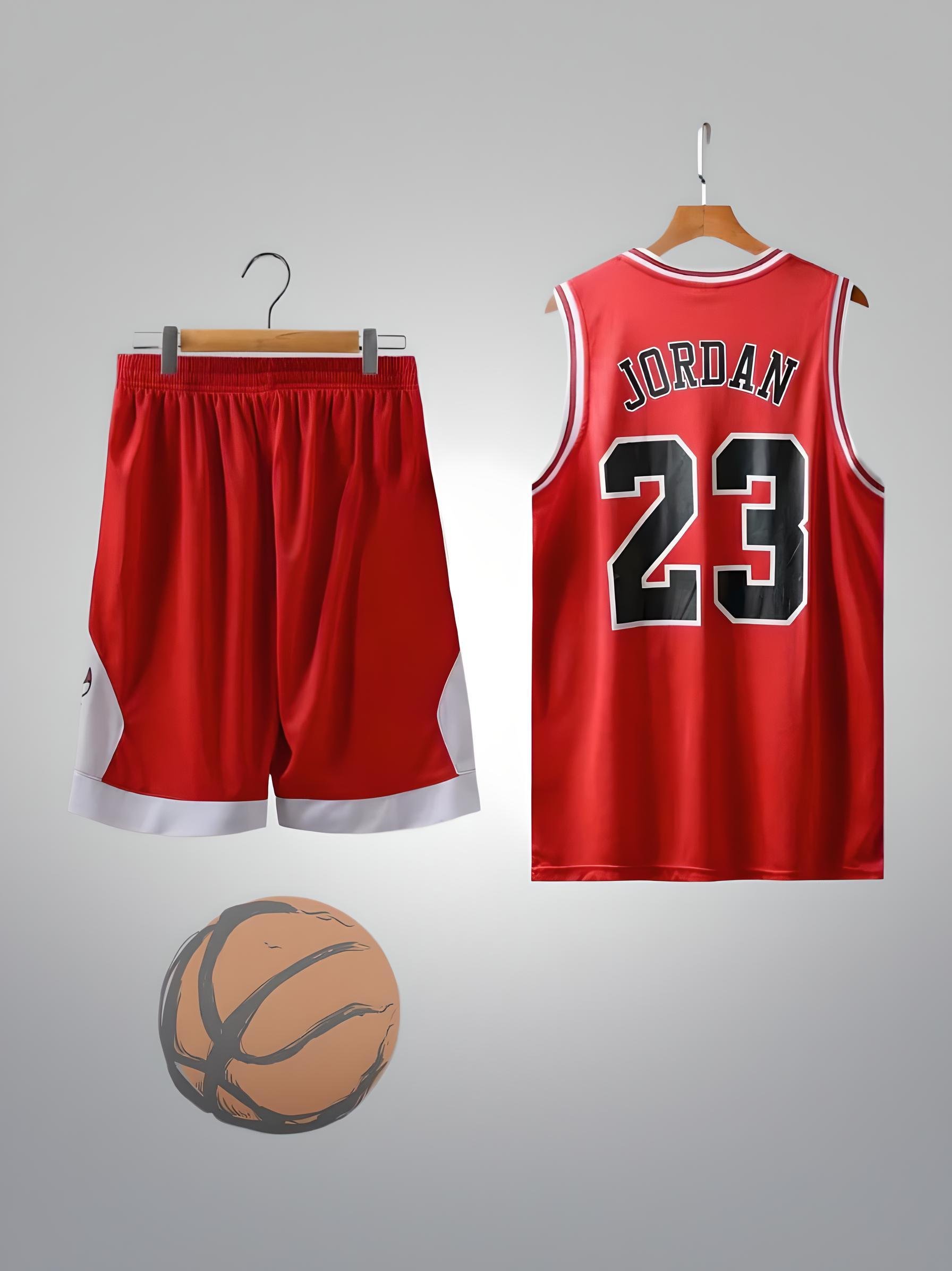 Форма баскетбольная детская Lion CHICAGO BULLS JORDAN 23 S на 7-9 лет 125-130 см Красный (CO-2272-S)