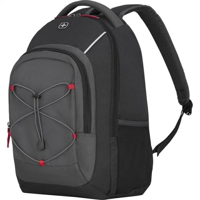 Рюкзак городской для ноутбука Wenger Mars 2 боковых кармана/2 отдела 16" Черно-серый (611987)