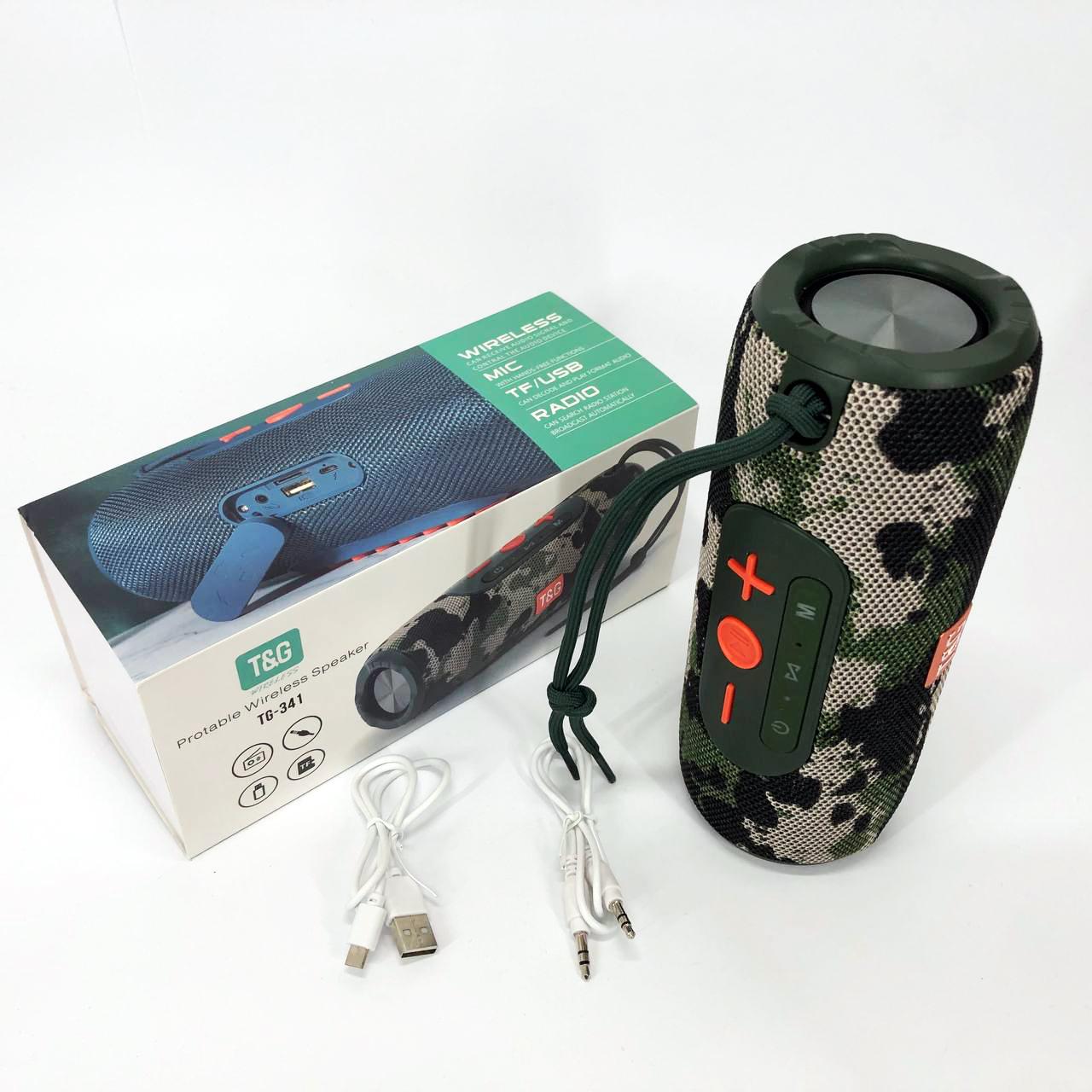 Портативна колонка Bluetooth TG341 Камуфляж (460843) - фото 10 Портативна колонка Bluetooth TG341 Камуфляж (460843) - фото 10