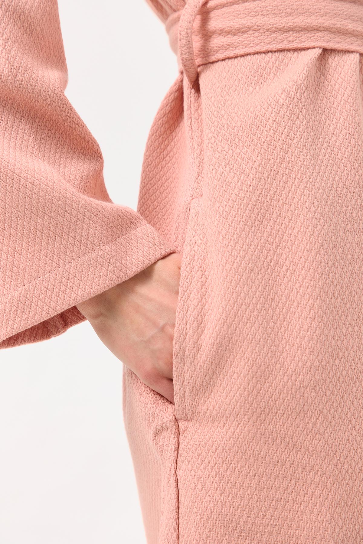 Халат-кимоно Lotus Home Samma S/M Пудровый (26029366) - фото 5 Халат-кимоно Lotus Home Samma S/M Пудровый (26029366) - фото 5