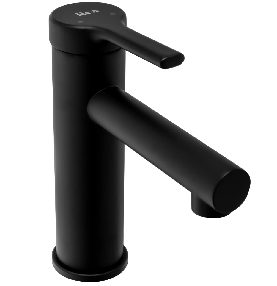 Смеситель для умывальника CUBO REA PIXEL REA-B2017 однорычажный Черный (153628)