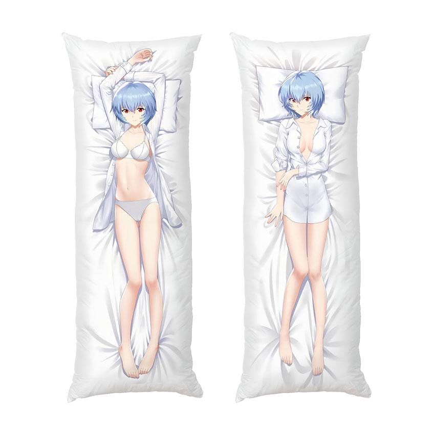 Подушка дакимакура Ayanami Rei from the anime Evangelion габардин 150х50 см