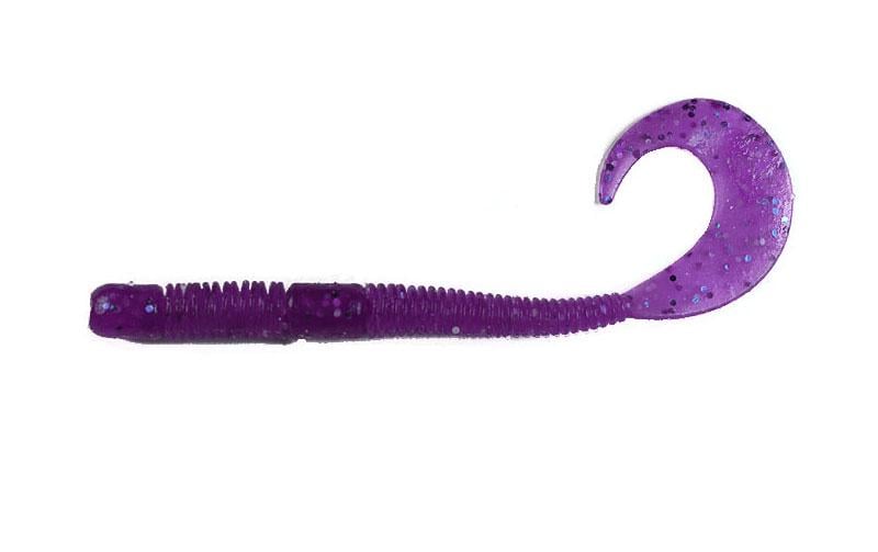 Силиконовый червь Fox Crawler №091 съедобный 10 см 6 шт. Electric violet (6054)