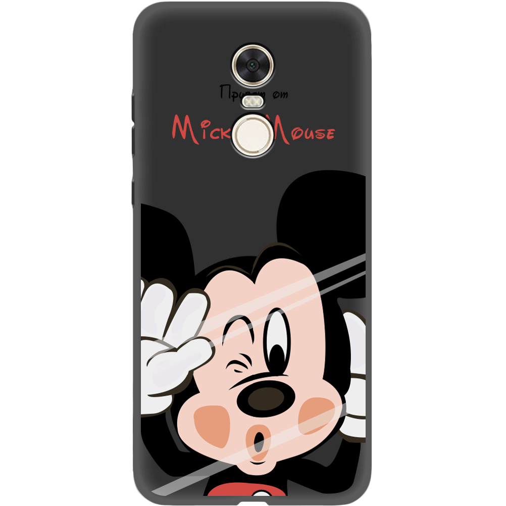 Чехол BoxFace Xiaomi Redmi 5 Plus Mister M Черный силикон (32522-cc58-34772)