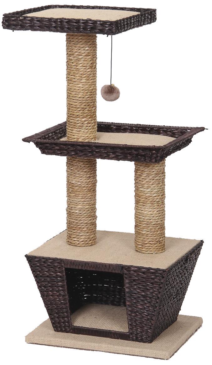 Дряпка з будиночком та лежанкою Croci Betulla 45х35х98,5 см