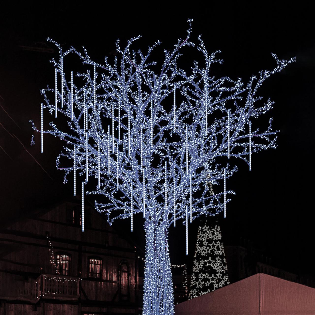 Гірлянда метеоритний дощ Springos 4 м 480 led Cold White (CL1211 s-vida L) - фото 8