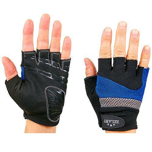 Перчатки для фитнеса Zelart ZG-6120 M Синий (07363019)