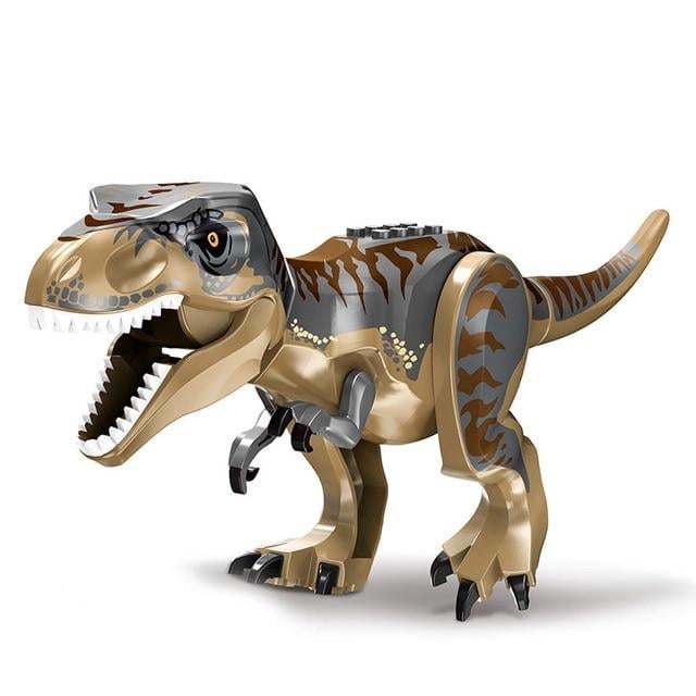 Конструктор Тиранозавр Рекс Тірекс T-REX Jurassic World 28х17 см Сіро-бежевий (34141136)