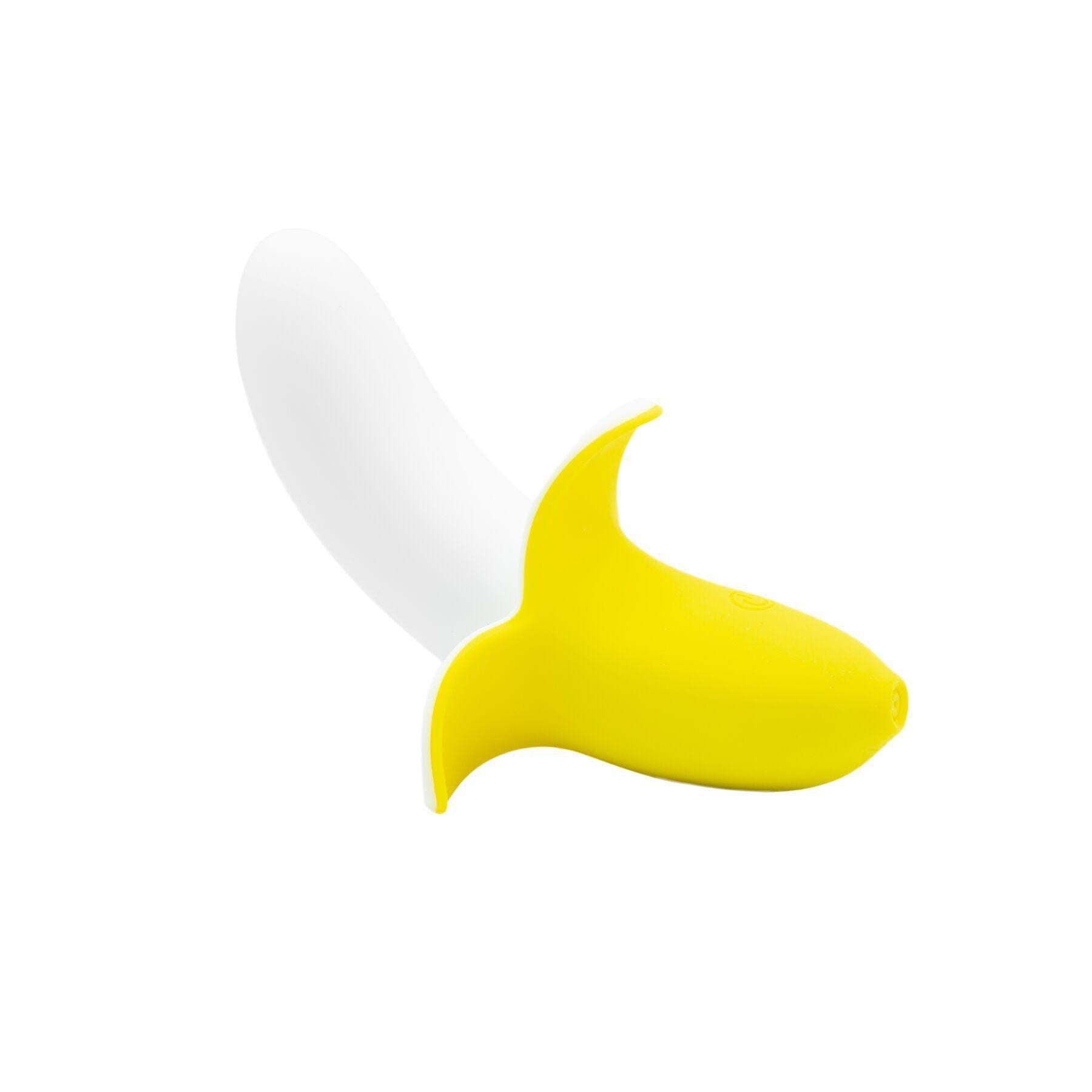Вибратор Banana Bliss Mini Silicone Vibrator влагалищно-клиторальная стимуляция/10 режимов (SX2601)