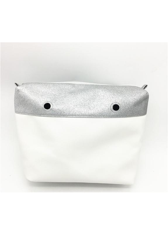 Підкладка ПВХ для сумки Classic з блискітками Grey (940) Підкладка ПВХ для сумки Classic з блискітками Grey (940)