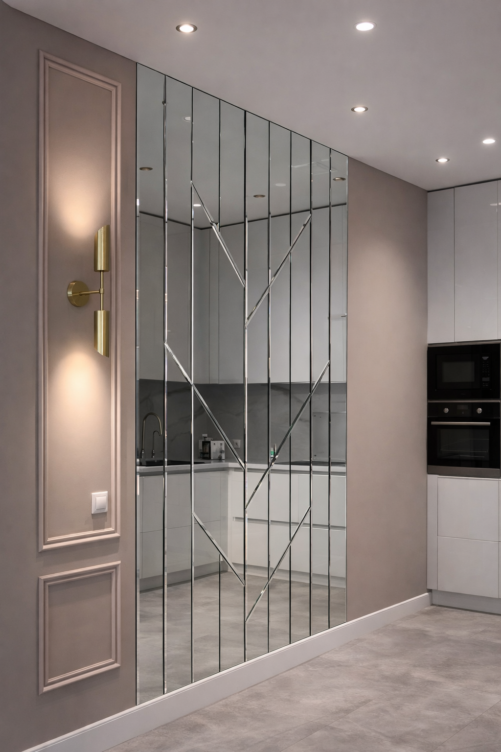 Плитка зеркальная YUF_GLASS 2400х2000 мм (151)