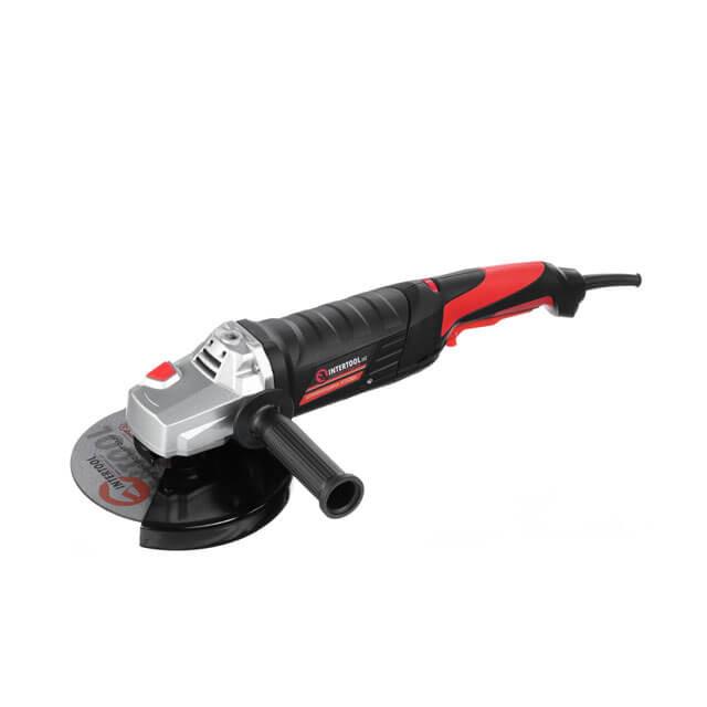 Болгарка Intertool WT-0209 1500 Вт 180 мм 4000-8000 об/мин регулировка оборотов (19557925)