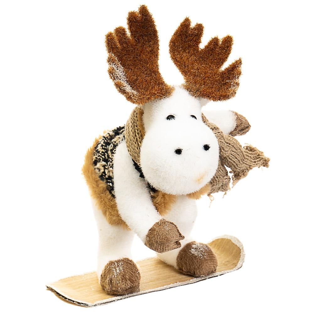 Декор Лось сноубордист (011NS)