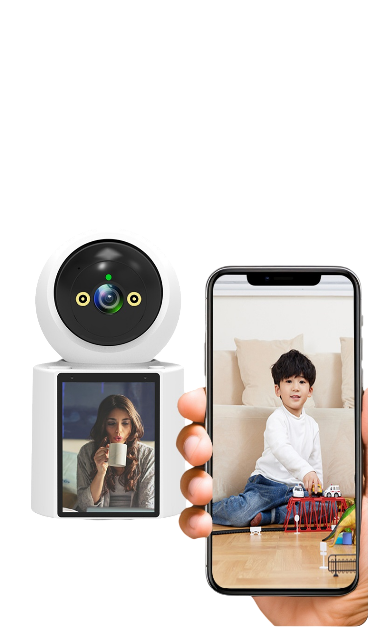 Видеоняня поворотная lnzee B300W Wi-Fi с дисплеем 2,8" 3 МП FHD и датчиком движения - фото 7 Видеоняня поворотная lnzee B300W Wi-Fi с дисплеем 2,8" 3 МП FHD и датчиком движения - фото 7