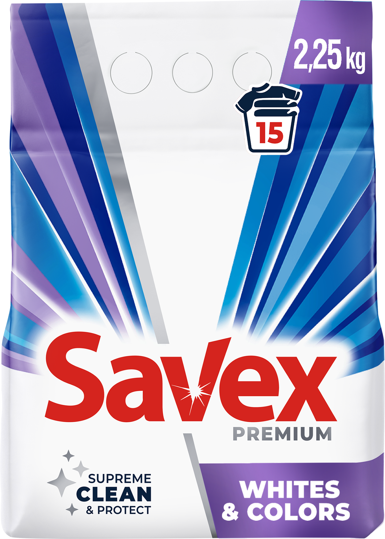 Стиральный порошок Savex Automat Premium Whites & Colors 2,25 кг (14207)