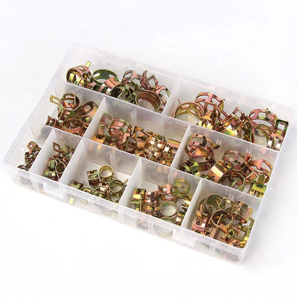 Хомуты пружинные для фиксации патрубков и магистральных шлангов 100 шт. d 6-22 мм (C00799-2) - фото 2 Хомуты пружинные для фиксации патрубков и магистральных шлангов 100 шт. d 6-22 мм (C00799-2) - фото 2