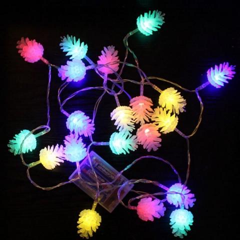 Гирлянда новогодняя светодиодная Decorative Light Шишечки пластик 20 Led (100668) Гирлянда новогодняя светодиодная Decorative Light Шишечки пластик 20 Led (100668)