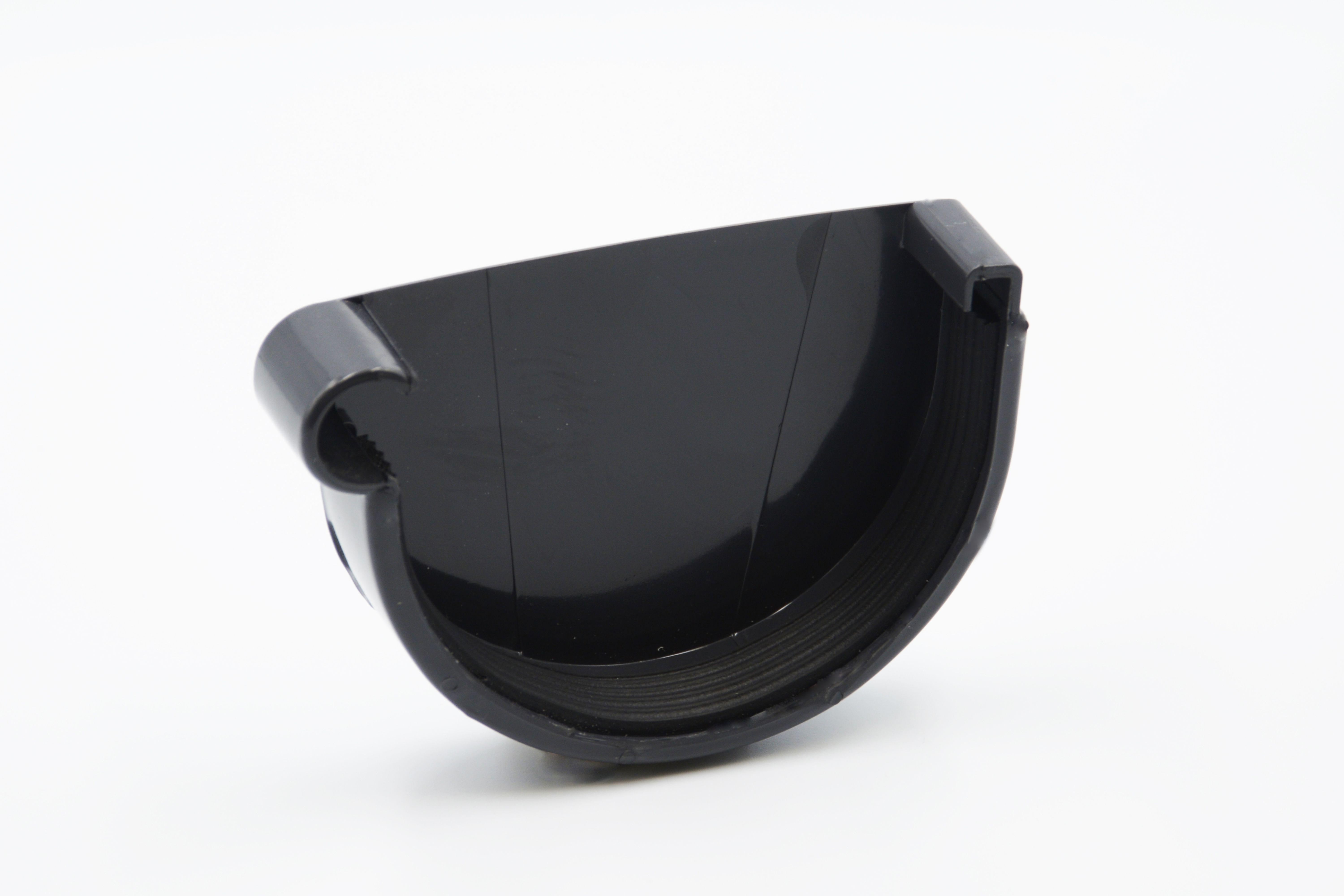 Заглушка желоба RAINWAY D 90 мм левая Графитовый RAL 7024 (10.090.05.007.RW) - фото 1 Заглушка желоба RAINWAY D 90 мм левая Графитовый RAL 7024 (10.090.05.007.RW) - фото 1