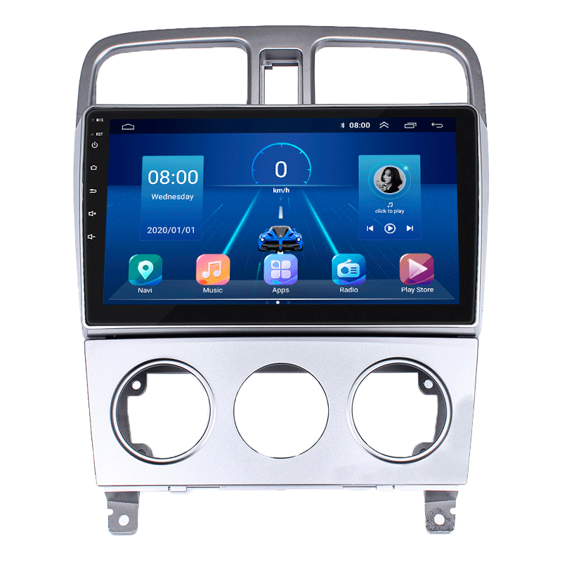 Автомагнитола штатная Lesko для Subaru Forester II рестайлинг 2005-2008 9" 2/32Gb Wi-Fi GPS Base MOB