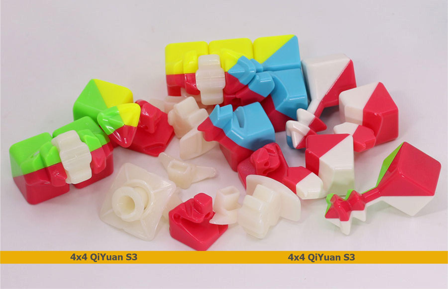 Головоломка кубик QiYi QiYuan S3 4x4 stickerless Цветной (134239) - фото 10 Головоломка кубик QiYi QiYuan S3 4x4 stickerless Цветной (134239) - фото 10