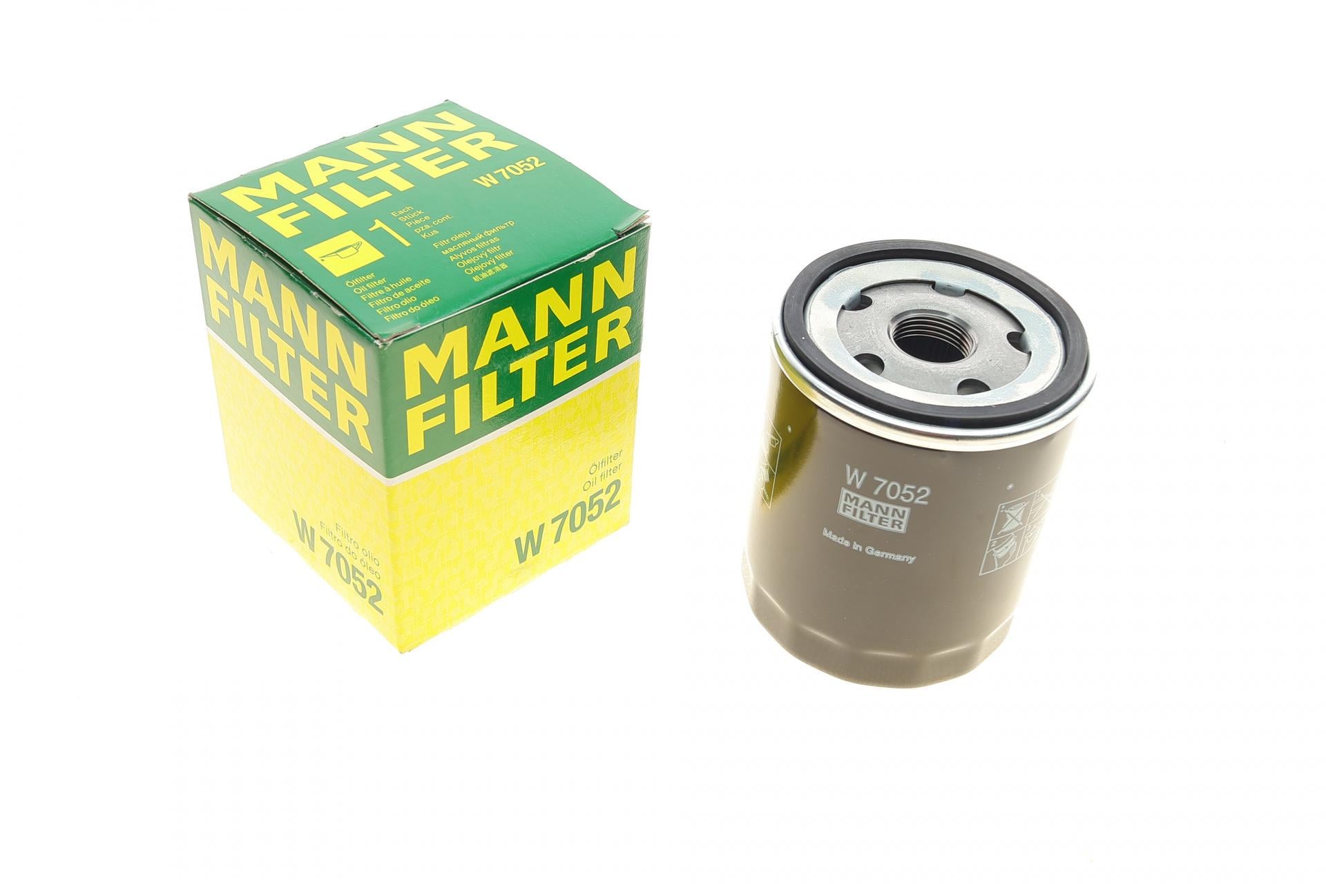 Фильтр масляный Mann-Filter для VW T5 2,0TDI 09- (W 7052) Фильтр масляный Mann-Filter для VW T5 2,0TDI 09- (W 7052)