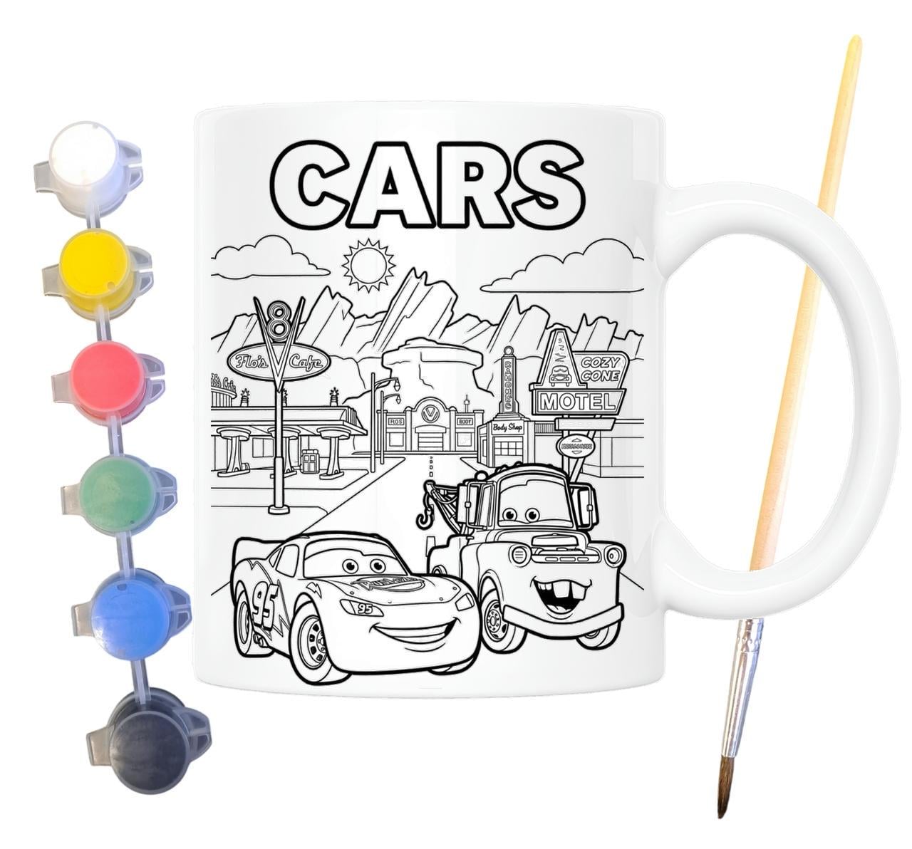 Набор для творчества Кружка-раскраска Тачки (КР0231)