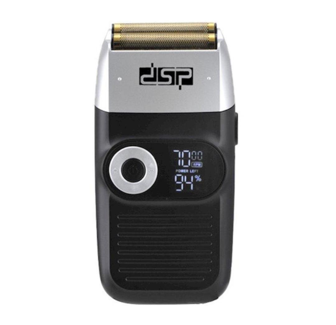 Электробритва шейвер DSP беспроводная Черный с серым (60088)