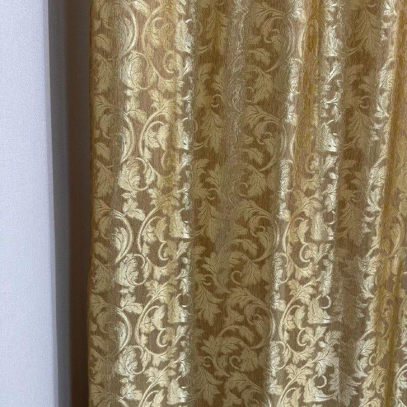 Шторы Севилья жаккардовые 1,5х2,7 м 2 шт. Золотой - фото 3 Шторы Севилья жаккардовые 1,5х2,7 м 2 шт. Золотой - фото 3