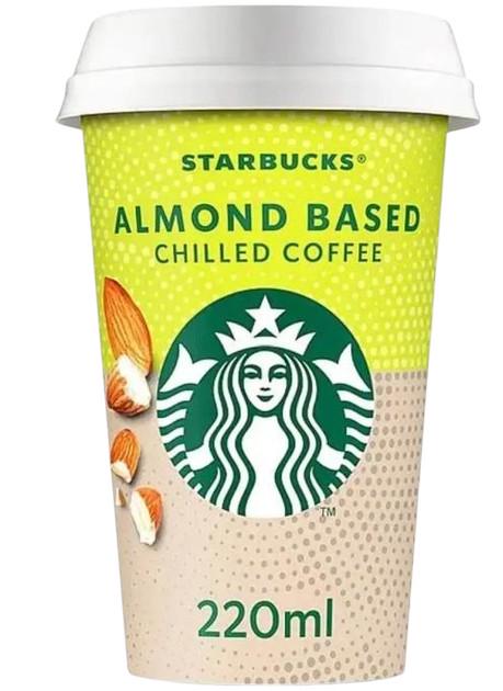 Холодный кофе Starbucks Almond Based Iced Coffee на основе миндального молока 220 мл