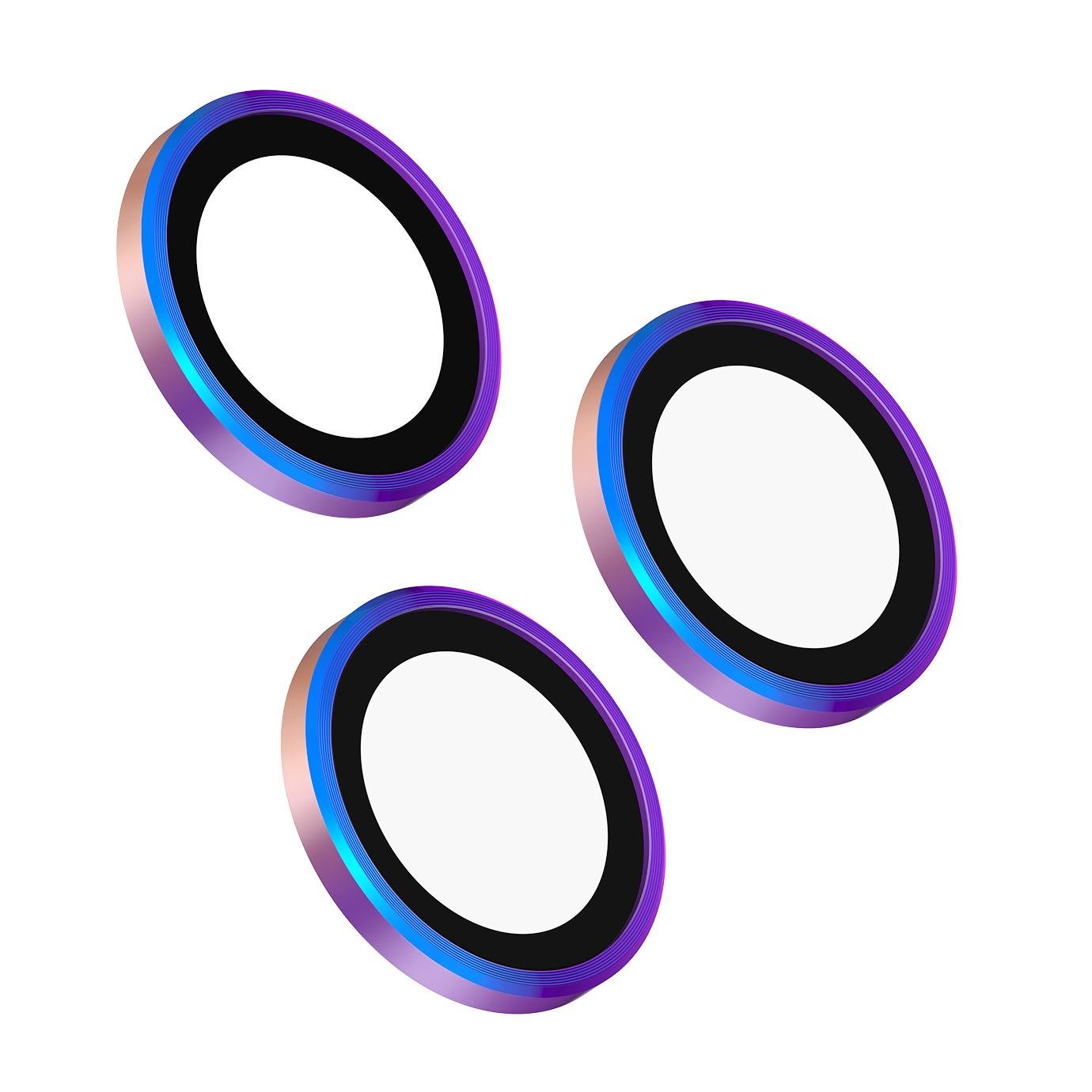 Захисне скло Vokamo антивідблискове для камери iPhone 15 Pro/15 Pro Max Colorful (NVK010875)