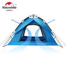 Намет Naturehike NH21ZP008 Automatic IV 210T Blue - фото 4