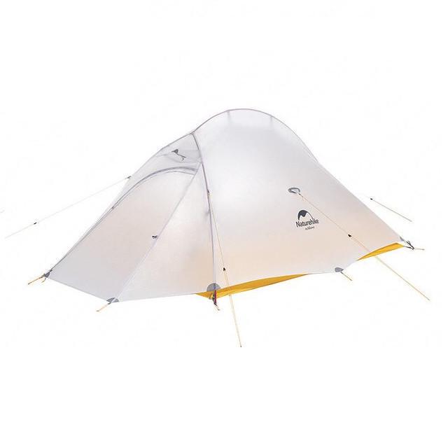 Палатка Naturehike Cloud UP II Superligh NH19ZP017 10D silicon Grey/Yellow