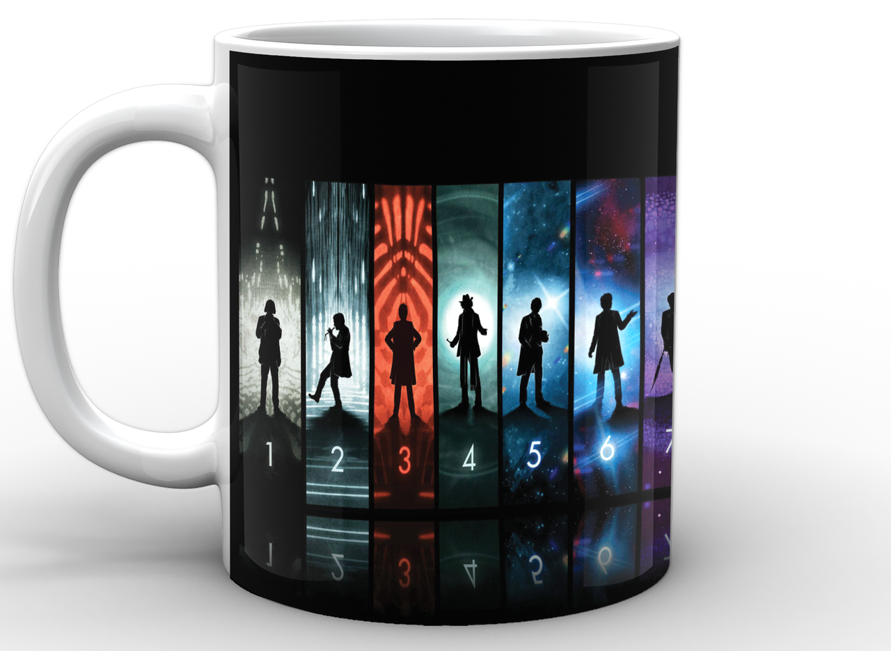 Чашка Gee! Doctor Who Доктор Кто 12 докторов DW.02.038 Белый