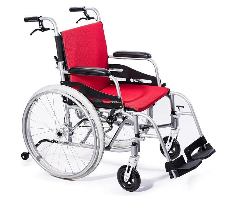 Інвалідна складна коляска SUMELL з системою паркування та гальмами Інвалідна складна коляска SUMELL з системою паркування та гальмами