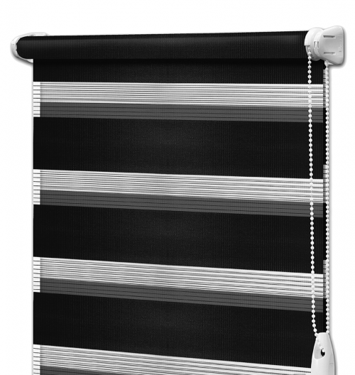 Рулонная штора День-Ночь Wenster Elegance DN 510 70х185 см открытого типа Черный (в367319851) Рулонная штора День-Ночь Wenster Elegance DN 510 70х185 см открытого типа Черный (в367319851)