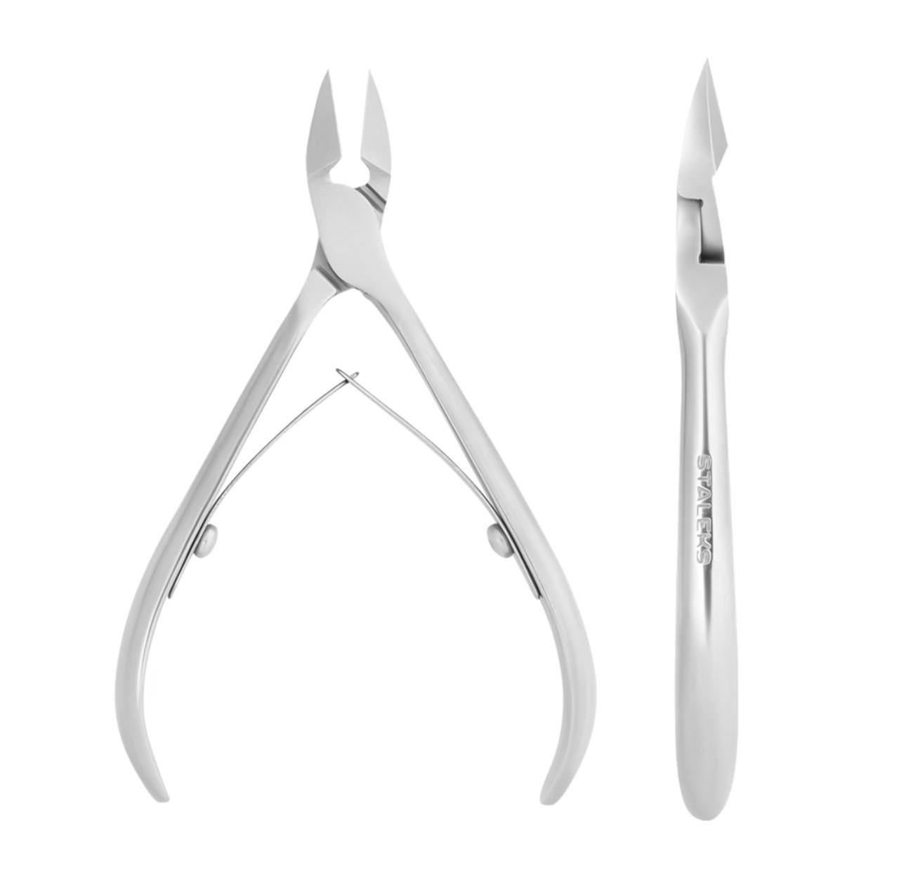 Кусачки профессиональные STALEKS Classic NE-10-14 14 мм для маникюра из нержавеющей стали Кусачки профессиональные STALEKS Classic NE-10-14 14 мм для маникюра из нержавеющей стали
