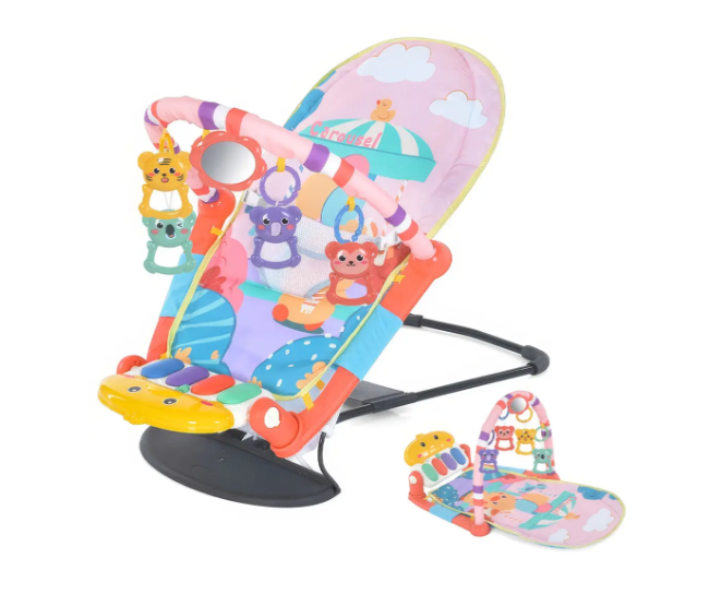 Детские шезлонг-качели для новорожденных 608-92-93 2 в 1 (2705489361) - фото 3 Детские шезлонг-качели для новорожденных 608-92-93 2 в 1 (2705489361) - фото 3