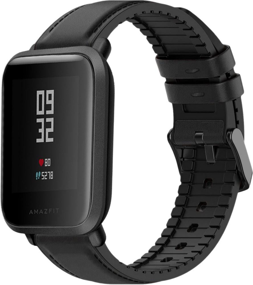 Ремешок кожаный Tamyx для Amazfit Bip Black (31591-2B)