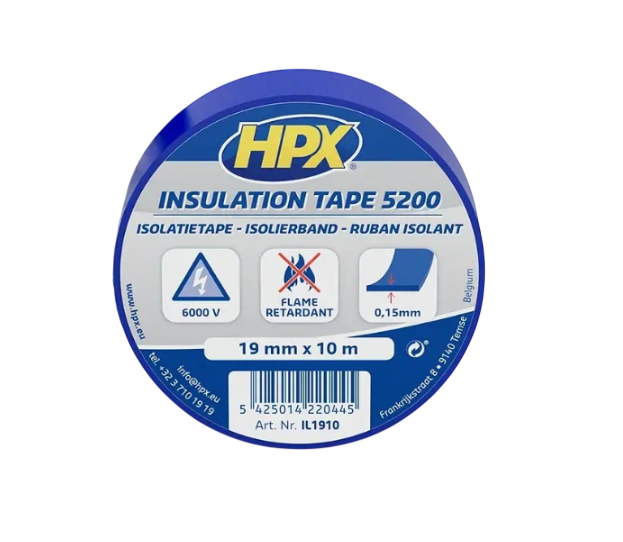 Ізоляційна стрічка ПВХ HPX IL1910 HPX5200 19 ммх10 м (2983440326)