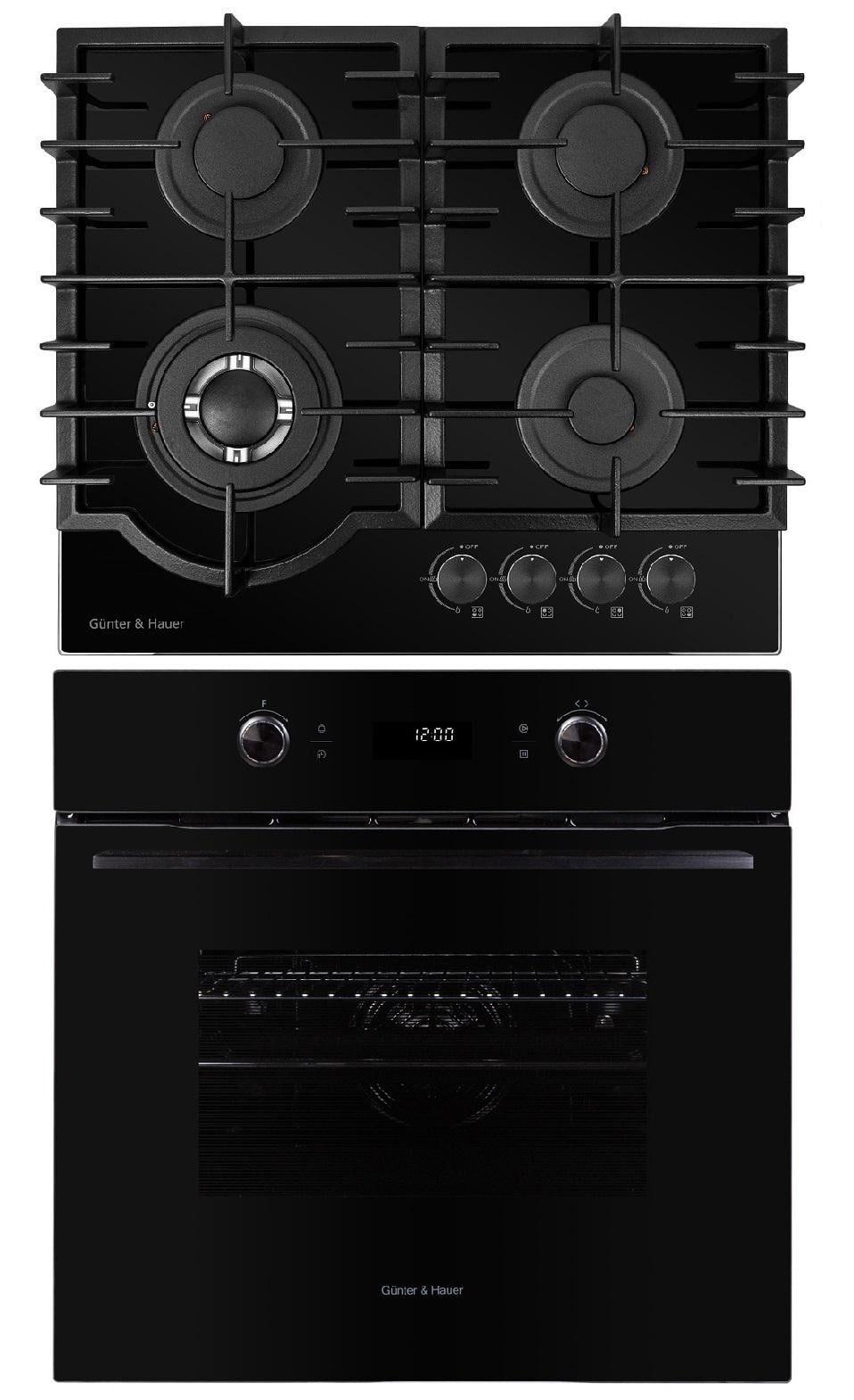 Комплект встраиваемой техники Gunter&Hauer духовой шкаф EOM 867WD/варочная поверхность газовая GL 644 (74156)
