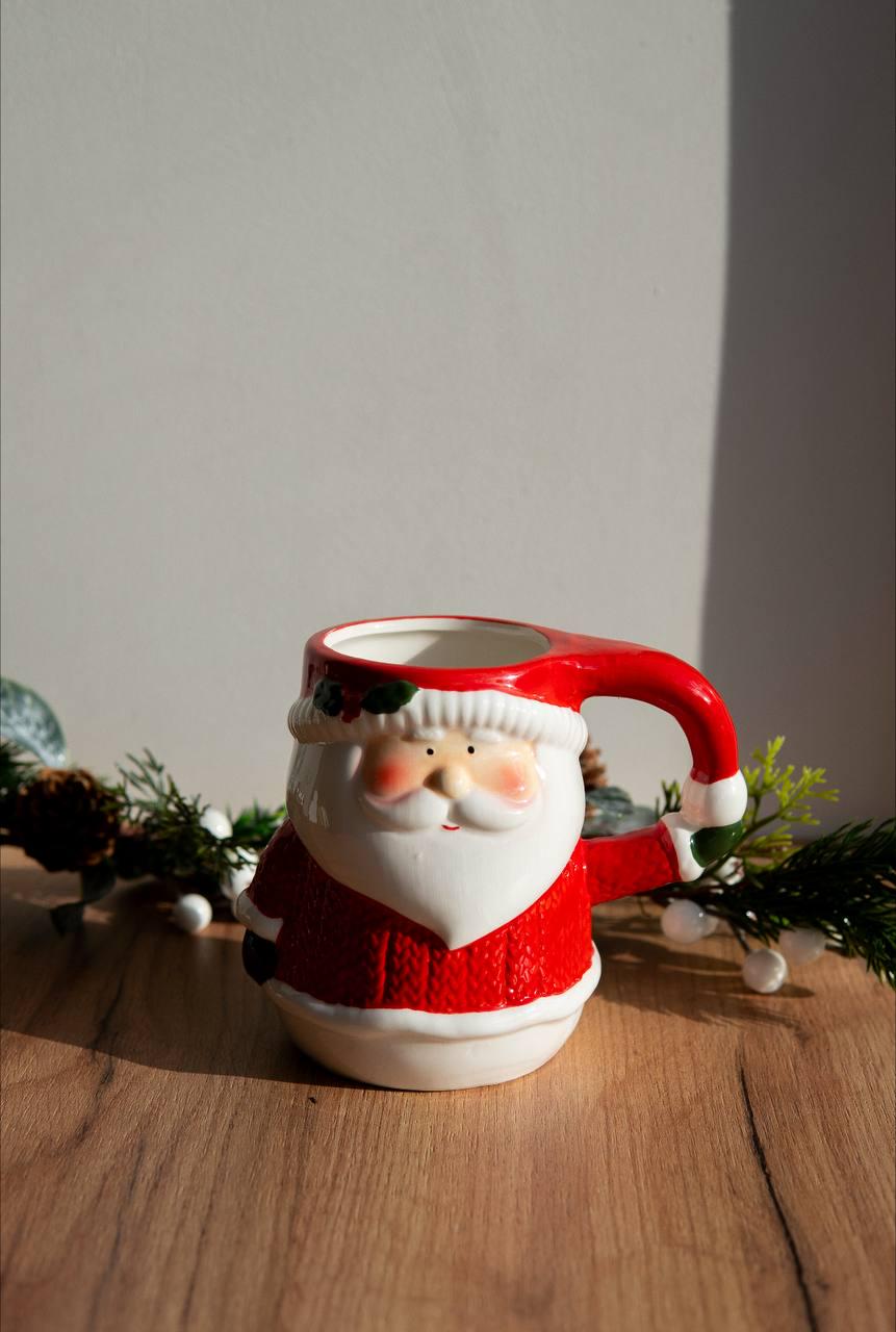 Кружка керамічна Санта 450 мл Червоний Кружка керамічна Санта 450 мл Червоний