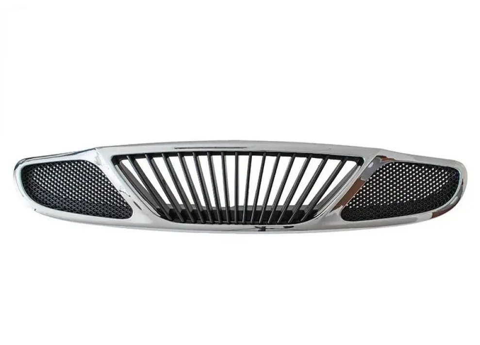 Решітка радіатора AVTM Daewoo Nubira 1999-2004 без емблеми Хром/Чорний (182203990)