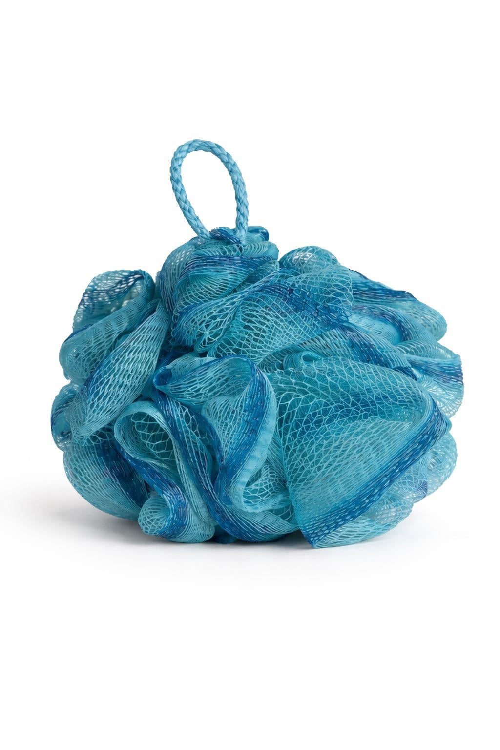 Мочалка для тела 12 см Голубой