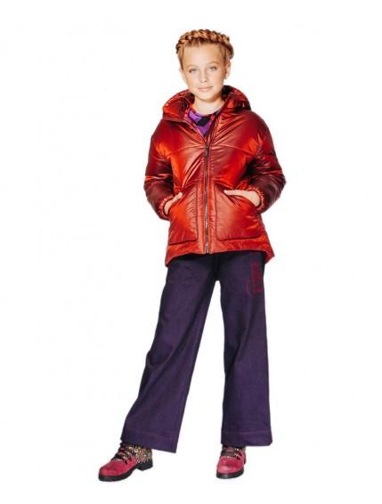 Куртка демисезонная для девочки Lukas 140 см Красный (0303/140) - фото 3 Куртка демисезонная для девочки Lukas 140 см Красный (0303/140) - фото 3
