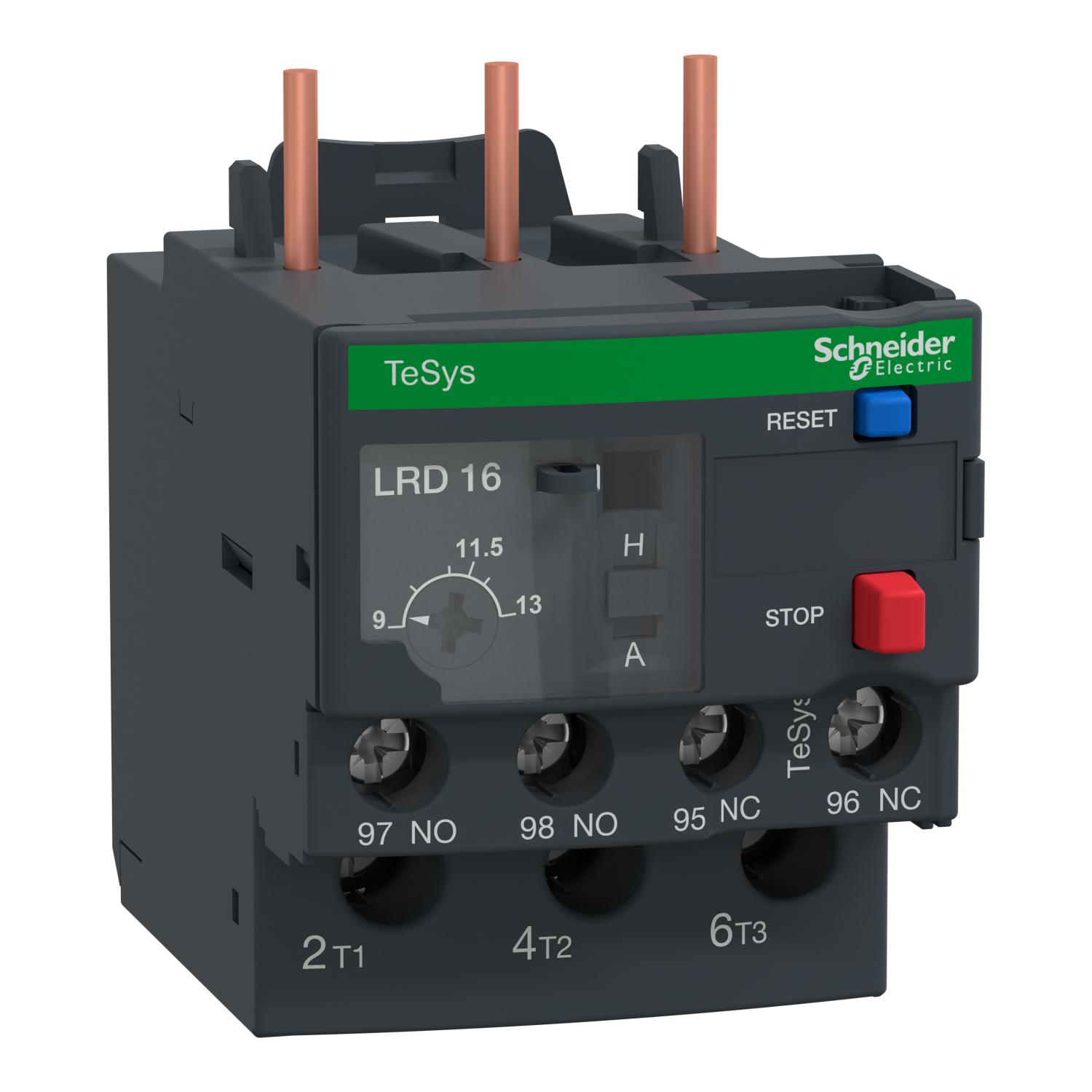 Реле тепловое Schneider Electric TeSys Deca 9-13А (LRD16)