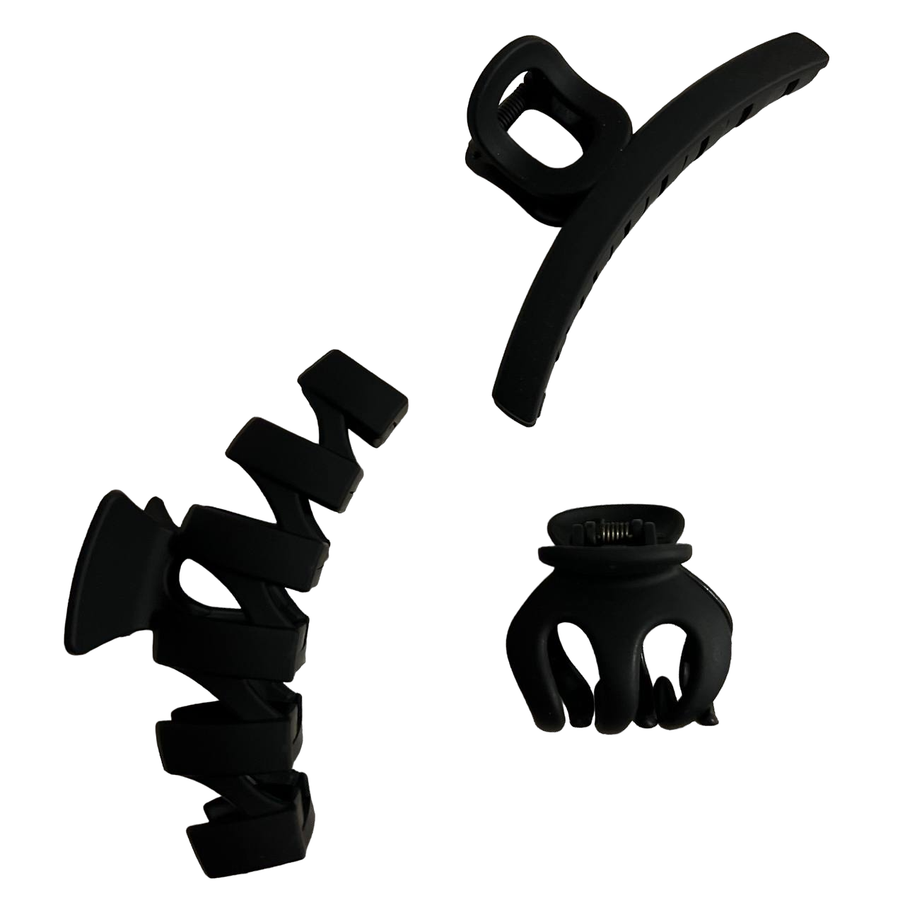 Набір шпильок крабів 3 шт. Чорний (164) Набір шпильок крабів 3 шт. Чорний (164)