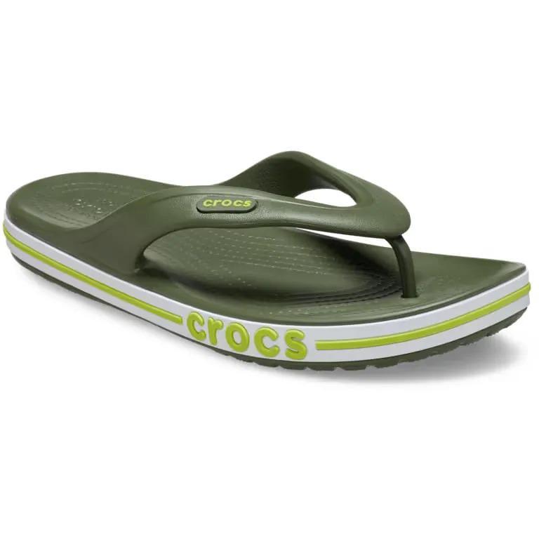Вьетнамки Crocs Bayaband flip M8W10 р. 41/42 26 см 205393 Army Green (ed369f25) - фото 5